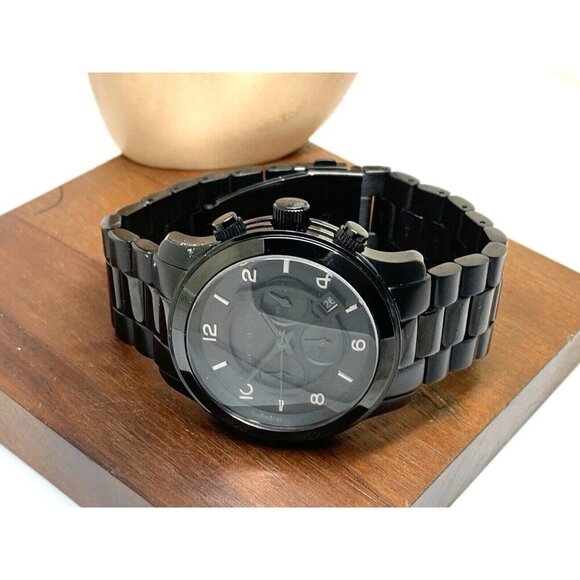 Michael Kors Men's Watch MK8157 Quartz Chronograph Black Dial Stainless Steel - Picture 7 of 13